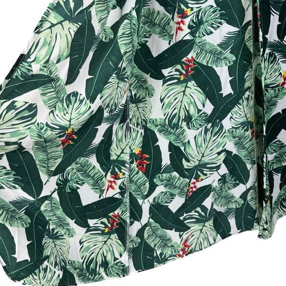 Rachel Zoe Swim Coverup Duster Kimono One Size Green White - Picture 5 of 10